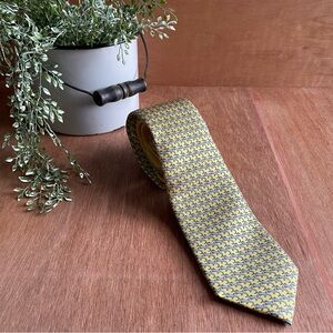 Tommy Hilfiger mens neck tie‎ 100% silk gecko lizard animal preppy business blue